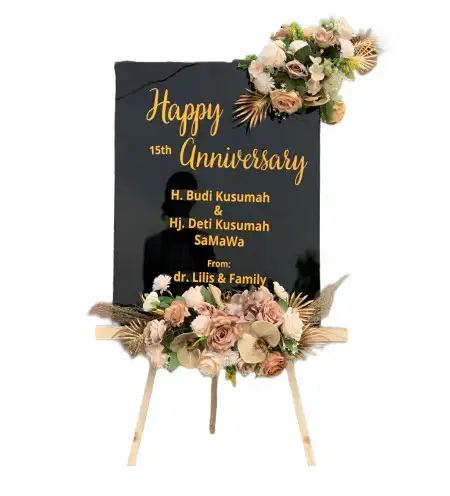 Papan Bunga Akrilik Cisampih